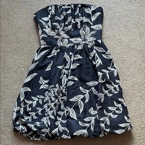 Tracy Reese Black and White Strapless Dress